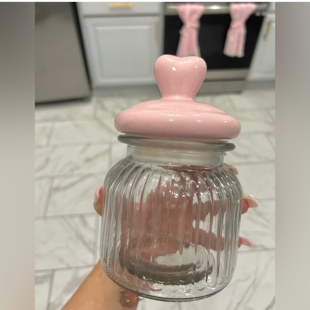 Valentine’s Day heart jar